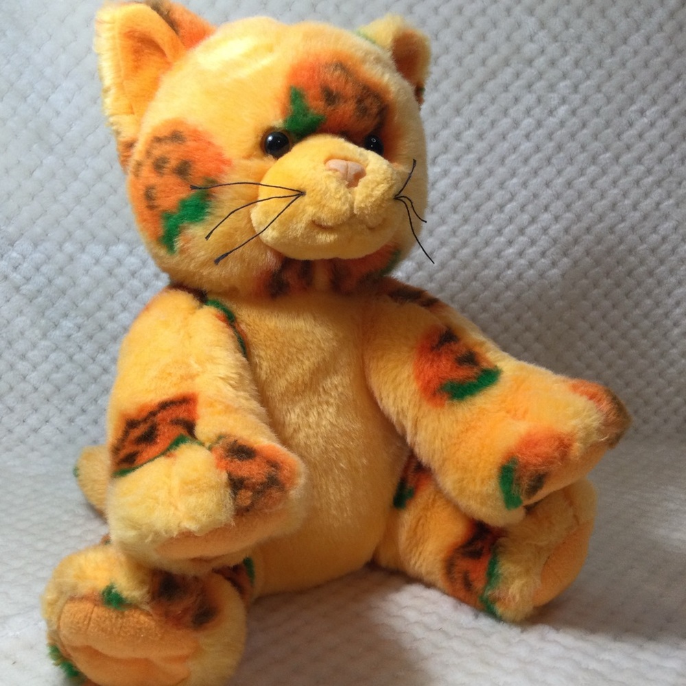 Build A Bear 2008 OG Pumpkin Kitty Plush Cat Stuffed Animal Toy 🎃 🐈‍⬛ READ - Picture 7 of 15
